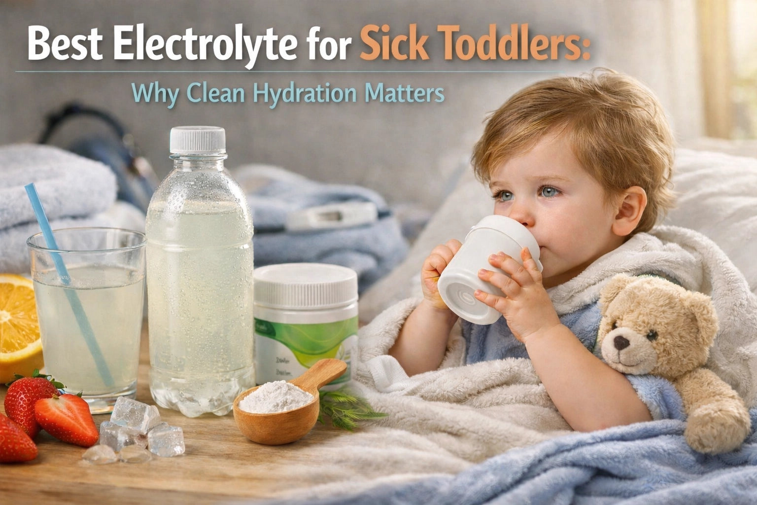 Best Electrolyte for Sick Toddlers: Why Clean Hydration Matters
