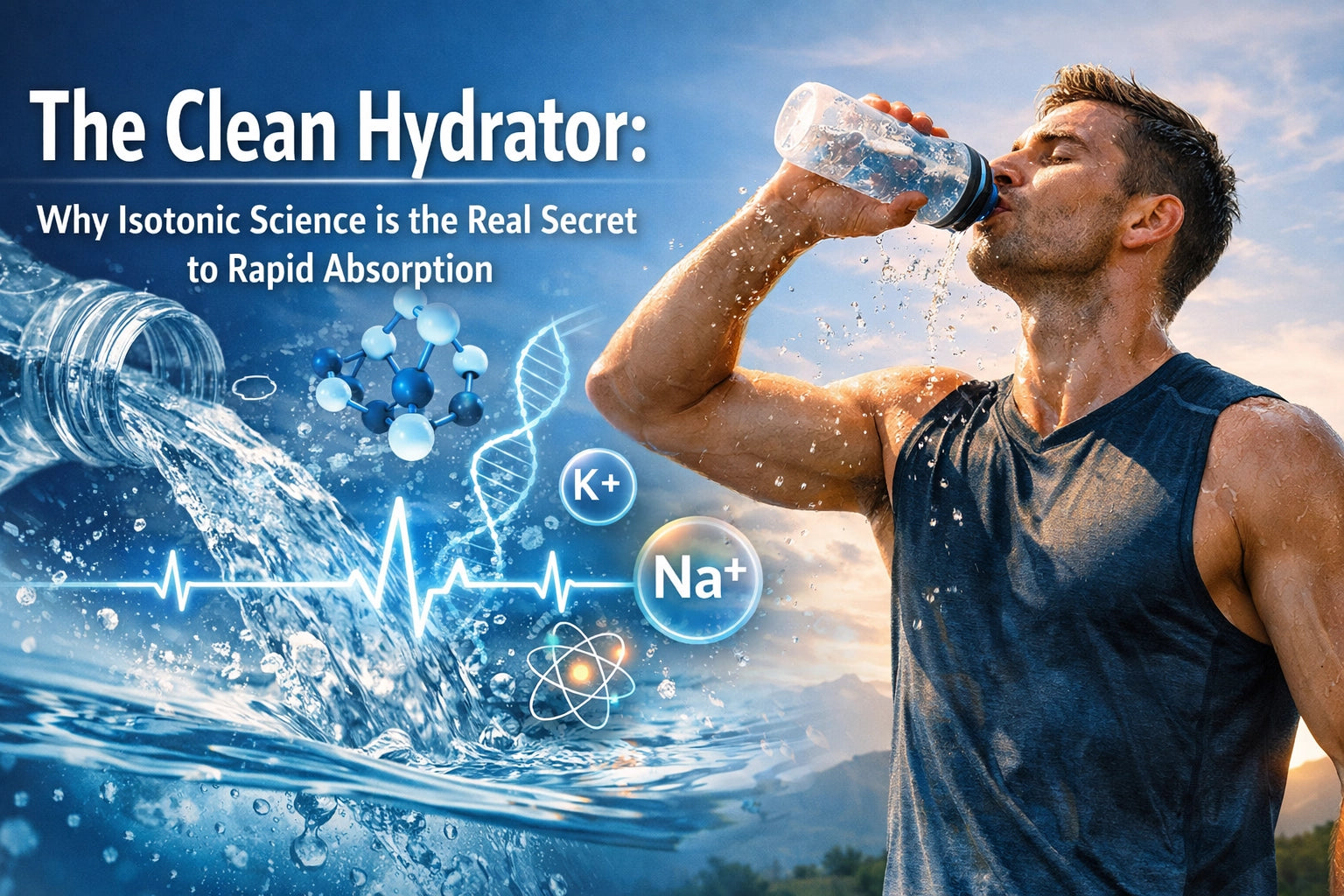 The Clean Hydrator: Why Isotonic Science is the Real Secret to Rapid Absorption