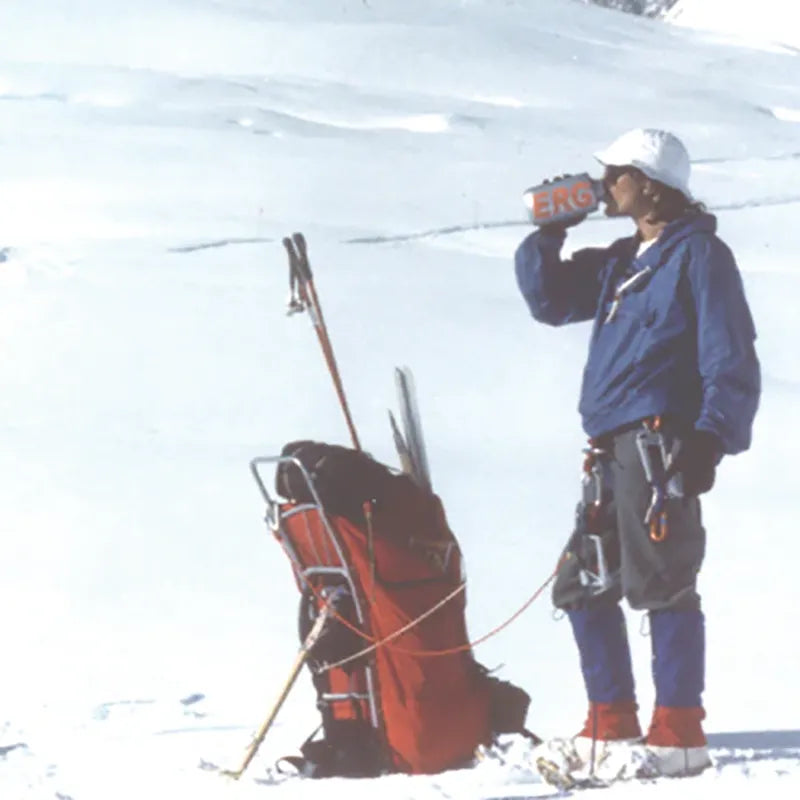 Early days of vitalyte in a mountain rescue situation.