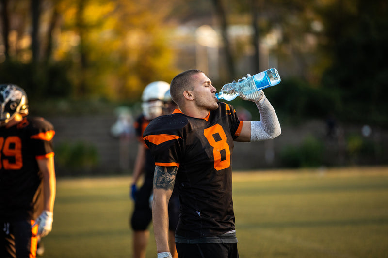 How football players stay hydrated