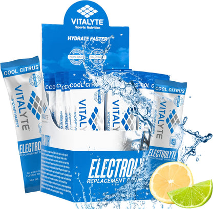 Vitalyte Electrolyte Powder Drink Mix Bundle, 1 Standup Pouch + 25 Count Packet, Citrus Flavor