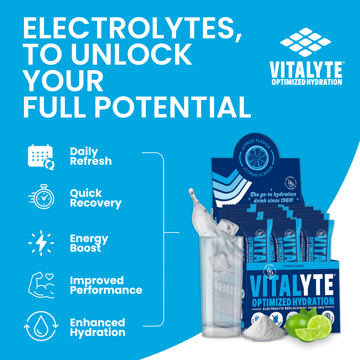 Cool Citrus Single-Serving Stick Pack | 25 ct