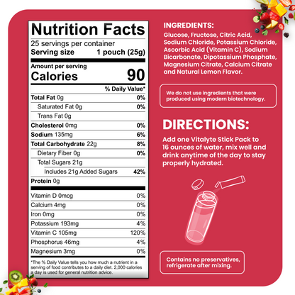 Fruit Punch Single-Serving Stick Pack | 25 ct