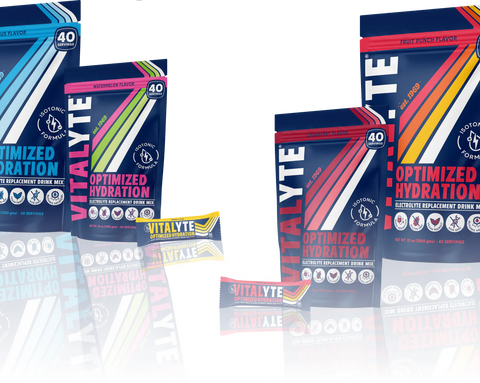 Vitalyte hydration packets — assorted flavors displayed for mobile shoppers