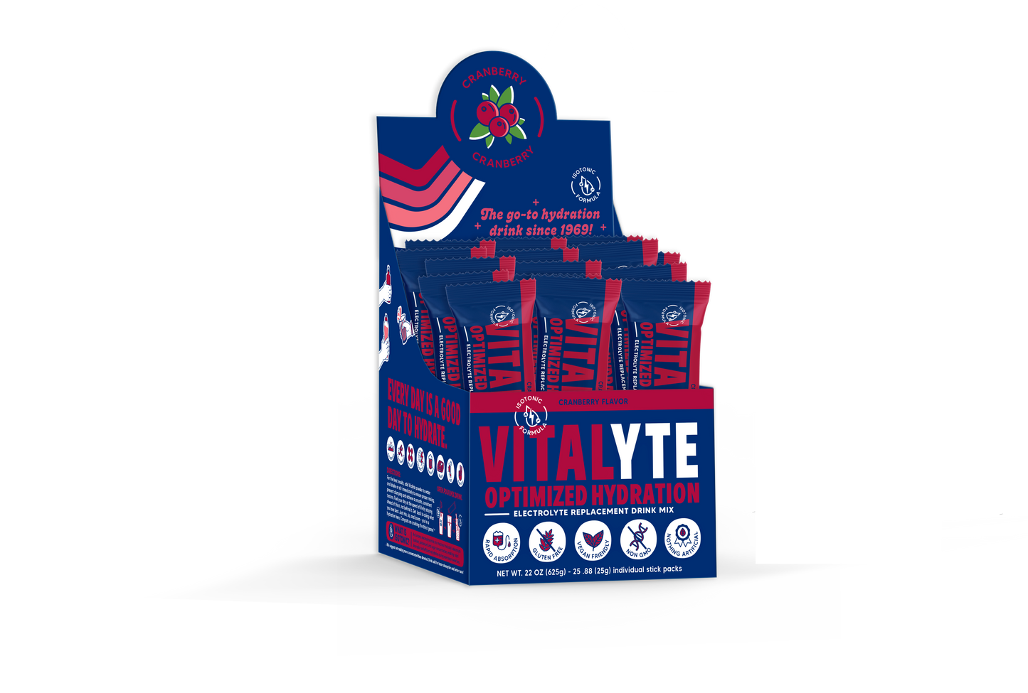 Cranberry Single-Serving Stick Pack | 25 ct