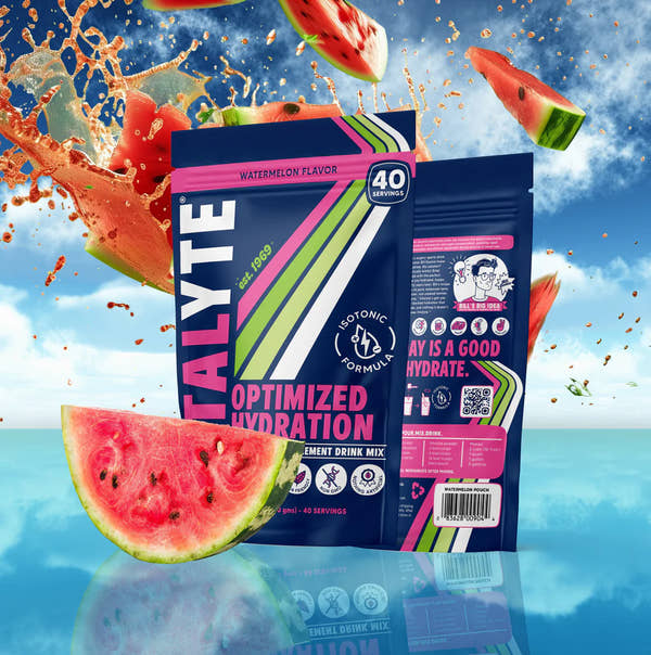 Picture of Vitalyte Watermelon Electrolyte Powder in a stand up pouch