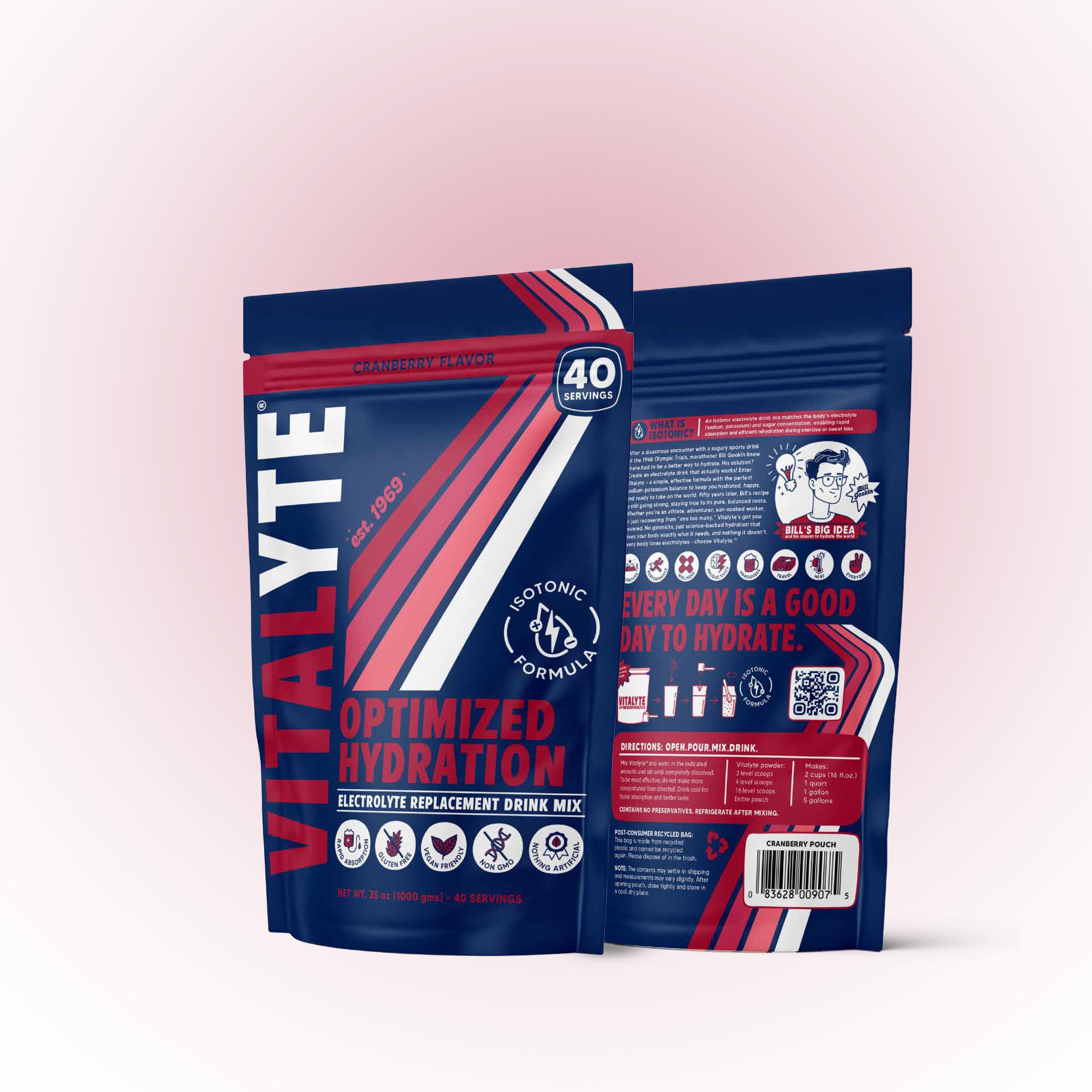 Stand Up Pouch - Cranberry Frost