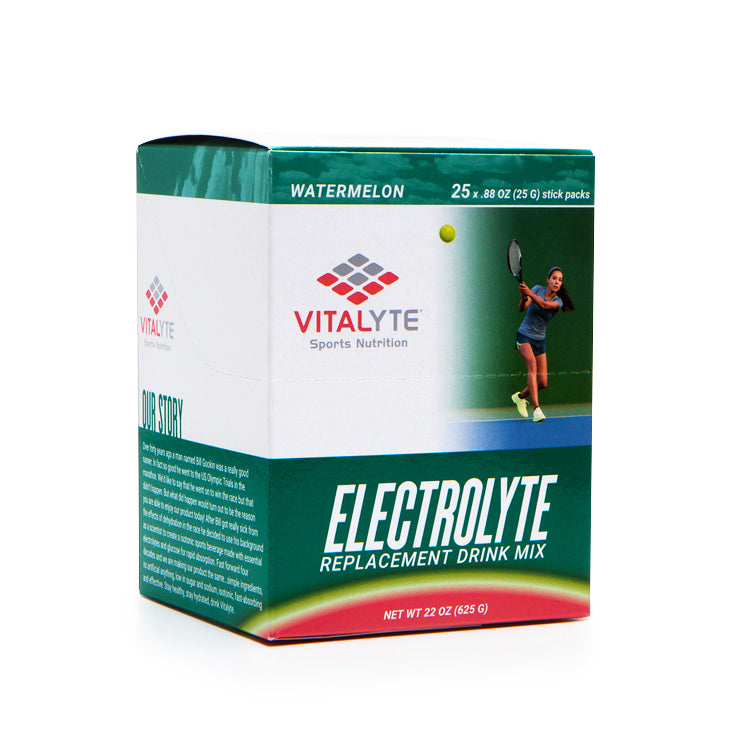 Vitalyte Electrolyte Replacement Drink Mix, 25 Single-Serving Stick Packs, Flavor: Watermelon
